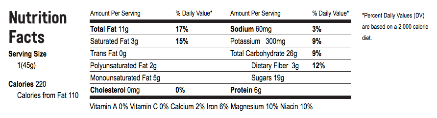 Larabar Peanut Butter Chocolate Chip Bar (45g) - Lifestyle Markets